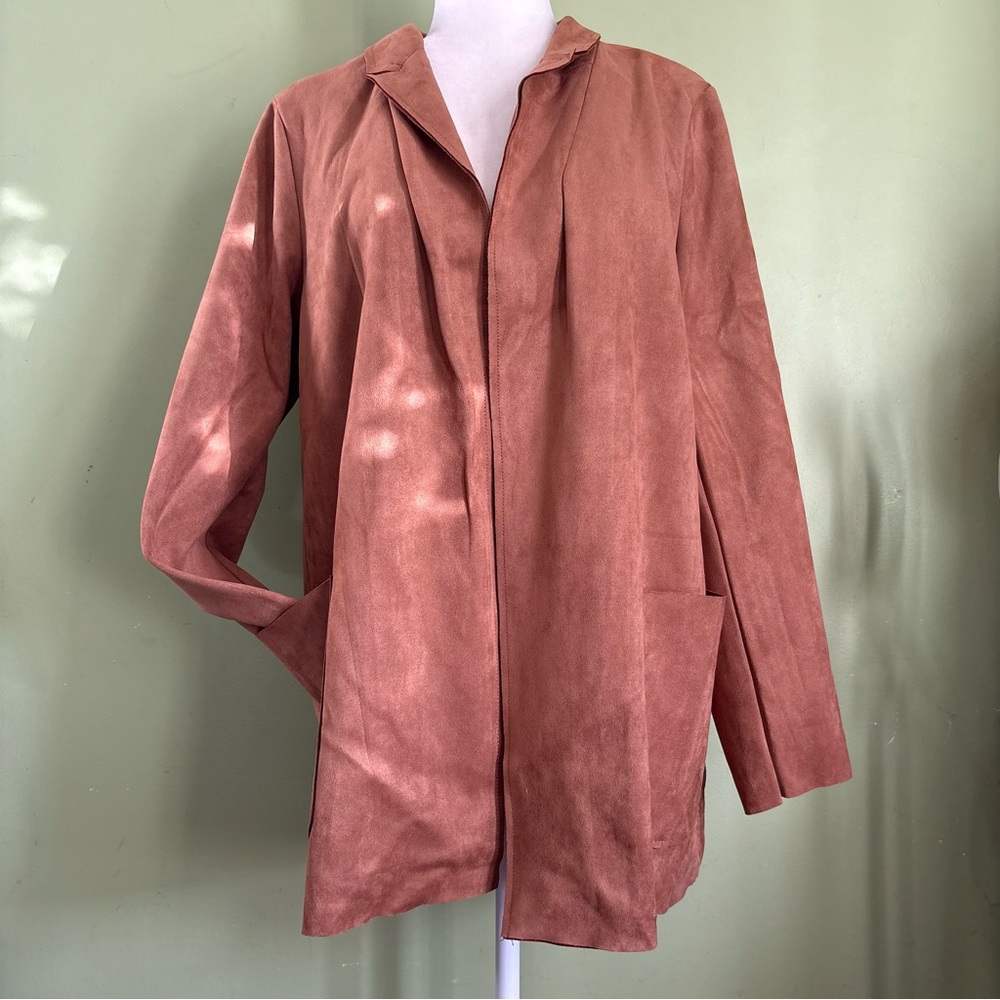 Brown Suede Blazer